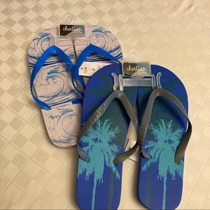 2 pair NWT flip flops